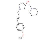 1-[(2E)-3-(4-methoxyphenyl)prop-2-en-1-yl]-3-(piperidin-1-ylmethyl)pyrrolidin-3-ol