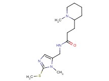 N-{[1-methyl-2-(methylthio)-1H-imidazol-5-yl]methyl}-3-(1-methyl-2-piperidinyl)propanamide