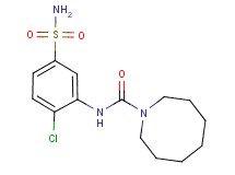 N-[5-(aminosulfonyl)-2-chlorophenyl]azocane-1-carboxamide