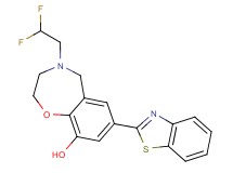 7-(1,3-benzothiazol-2-yl)-4-(2,2-difluoroethyl)-2,3,4,5-tetrahydro-1,4-benzoxazepin-9-ol