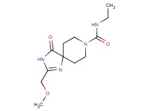 N-ethyl-2-(methoxymethyl)-4-oxo-1,3,8-triazaspiro[4.5]dec-1-ene-8-carboxamide