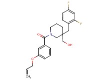 [1-[3-(allyloxy)benzoyl]-3-(2,4-difluorobenzyl)-3-piperidinyl]methanol
