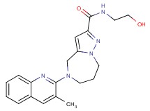 N-(2-hydroxyethyl)-5-(3-methylquinolin-2-yl)-5,6,7,8-tetrahydro-4H-pyrazolo[1,5-a][1,4]diazepine-2-carboxamide