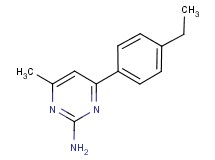 4-(4-ethylphenyl)-6-methylpyrimidin-2-amine