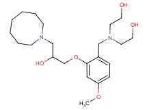 1-(1-azocanyl)-3-(2-{[bis(2-hydroxyethyl)amino]methyl}-5-methoxyphenoxy)-2-propanol