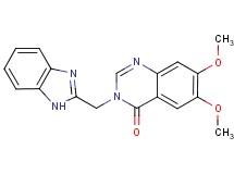 3-(1H-benzimidazol-2-ylmethyl)-6,7-dimethoxyquinazolin-4(3H)-one