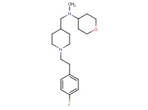 ({1-[2-(4-fluorophenyl)ethyl]-4-piperidinyl}methyl)methyl(tetrahydro-2H-pyran-4-yl)amine