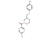 5-({3-[(4-methylphenoxy)methyl]piperidin-1-yl}carbonyl)pyrazin-2-ol