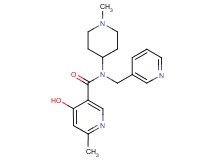 4-hydroxy-6-methyl-N-(1-methyl-4-piperidinyl)-N-(3-pyridinylmethyl)nicotinamide