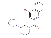 2-{[3-(1-pyrrolidinyl)-1-piperidinyl]carbonyl}-4-quinolinol