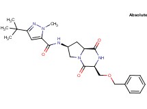 N-{(3S,7S,8aS)-3-[(benzyloxy)methyl]-1,4-dioxooctahydropyrrolo[1,2-a]pyrazin-7-yl}-3-tert-butyl-1-methyl-1H-pyrazole-5-carboxamide