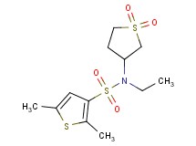 N-(1,1-dioxidotetrahydro-3-thienyl)-N-ethyl-2,5-dimethyl-3-thiophenesulfonamide