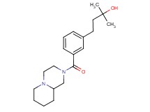 2-methyl-4-[3-(octahydro-2H-pyrido[1,2-a]pyrazin-2-ylcarbonyl)phenyl]-2-butanol