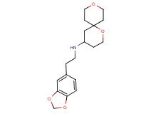 N-[2-(1,3-benzodioxol-5-yl)ethyl]-1,9-dioxaspiro[5.5]undecan-4-amine
