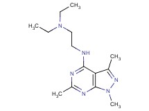 N,N-diethyl-N'-(1,3,6-trimethyl-1H-pyrazolo[3,4-d]pyrimidin-4-yl)-1,2-ethanediamine