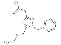 2-[1-benzyl-5-(ethoxymethyl)-1H-1,2,4-triazol-3-yl]acetamide
