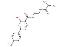 4-hydroxy-N-[2-(isobutyrylamino)ethyl]-2-(4-methylphenyl)pyrimidine-5-carboxamide