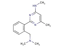 2-{2-[(dimethylamino)methyl]phenyl}-N,6-dimethylpyrimidin-4-amine