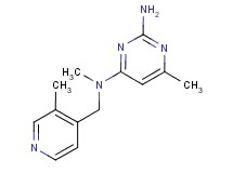 N~4~,6-dimethyl-N~4~-[(3-methylpyridin-4-yl)methyl]pyrimidine-2,4-diamine