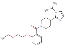 1-[2-(2-ethoxyethoxy)benzoyl]-4-(1-isopropyl-1H-imidazol-2-yl)piperidine
