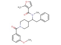 N-{1-[1-(3-methoxybenzoyl)-4-piperidinyl]-2-phenylethyl}-N,2-dimethyl-3-furamide