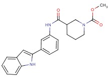 methyl 3-({[3-(1H-indol-2-yl)phenyl]amino}carbonyl)piperidine-1-carboxylate