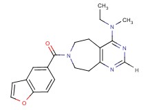 7-(1-benzofuran-5-ylcarbonyl)-N-ethyl-N-methyl-6,7,8,9-tetrahydro-5H-pyrimido[4,5-d]azepin-4-amine