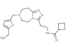 N-(2-{7-[(5-ethyl-2-furyl)methyl]-6,7,8,9-tetrahydro-5H-[1,2,4]triazolo[4,3-d][1,4]diazepin-3-yl}ethyl)cyclobutanecarboxamide