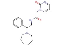 N-(2-azepan-1-yl-2-phenylethyl)-2-(2-oxopyrimidin-1(2H)-yl)acetamide