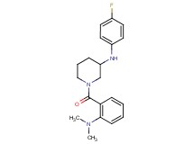 1-[2-(dimethylamino)benzoyl]-N-(4-fluorophenyl)-3-piperidinamine