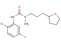 N'-(2-chloro-5-fluorophenyl)-N-methyl-N-[3-(tetrahydrofuran-2-yl)propyl]urea