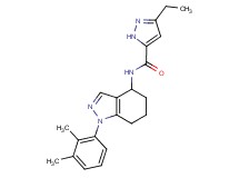 N-[1-(2,3-dimethylphenyl)-4,5,6,7-tetrahydro-1H-indazol-4-yl]-3-ethyl-1H-pyrazole-5-carboxamide