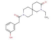 2-ethyl-9-[(3-hydroxyphenyl)acetyl]-2,9-diazaspiro[5.5]undecan-3-one