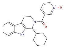 1-cyclohexyl-2-[(1-oxido-3-pyridinyl)carbonyl]-2,3,4,9-tetrahydro-1H-beta-carboline