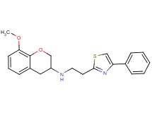 (8-methoxy-3,4-dihydro-2H-chromen-3-yl)[2-(4-phenyl-1,3-thiazol-2-yl)ethyl]amine
