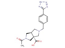 (3aR*,6aR*)-2-acetyl-5-[4-(2H-tetrazol-5-yl)benzyl]hexahydropyrrolo[3,4-c]pyrrole-3a(1H)-carboxylic acid