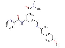 N-[3-[(dimethylamino)carbonyl]-5-({[2-(4-methoxyphenyl)-1-methylethyl]amino}methyl)phenyl]-2-pyridinecarboxamide