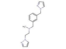 N-methyl-2-(1H-pyrazol-1-yl)-N-[3-(1H-pyrazol-1-ylmethyl)benzyl]ethanamine