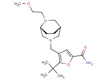 5-tert-butyl-4-{[(1S*,5R*)-6-(2-methoxyethyl)-3,6-diazabicyclo[3.2.2]non-3-yl]methyl}-2-furamide