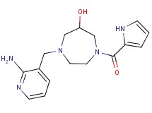 1-[(2-aminopyridin-3-yl)methyl]-4-(1H-pyrrol-2-ylcarbonyl)-1,4-diazepan-6-ol