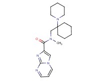 N-methyl-N-{[1-(1-piperidinyl)cyclohexyl]methyl}imidazo[1,2-a]pyrimidine-2-carboxamide