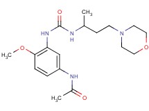 N-[4-methoxy-3-({[(1-methyl-3-morpholin-4-ylpropyl)amino]carbonyl}amino)phenyl]acetamide