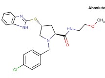 (4R)-4-(1H-benzimidazol-2-ylthio)-1-(4-chlorobenzyl)-N-(2-methoxyethyl)-L-prolinamide