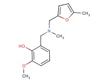2-methoxy-6-({methyl[(5-methyl-2-furyl)methyl]amino}methyl)phenol