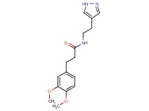 3-(3,4-dimethoxyphenyl)-N-[2-(1H-pyrazol-4-yl)ethyl]propanamide