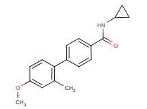 N-cyclopropyl-4'-methoxy-2'-methylbiphenyl-4-carboxamide
