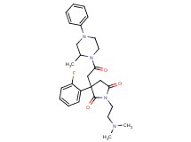 1-[2-(dimethylamino)ethyl]-3-(2-fluorophenyl)-3-[2-(2-methyl-4-phenyl-1-piperazinyl)-2-oxoethyl]-2,5-pyrrolidinedione