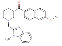 (6-methoxy-2-naphthyl){1-[(1-methyl-1H-benzimidazol-2-yl)methyl]-3-piperidinyl}methanone