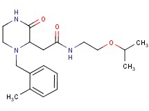 N-(2-isopropoxyethyl)-2-[1-(2-methylbenzyl)-3-oxo-2-piperazinyl]acetamide