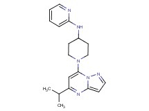 N-[1-(5-isopropylpyrazolo[1,5-a]pyrimidin-7-yl)-4-piperidinyl]-2-pyridinamine